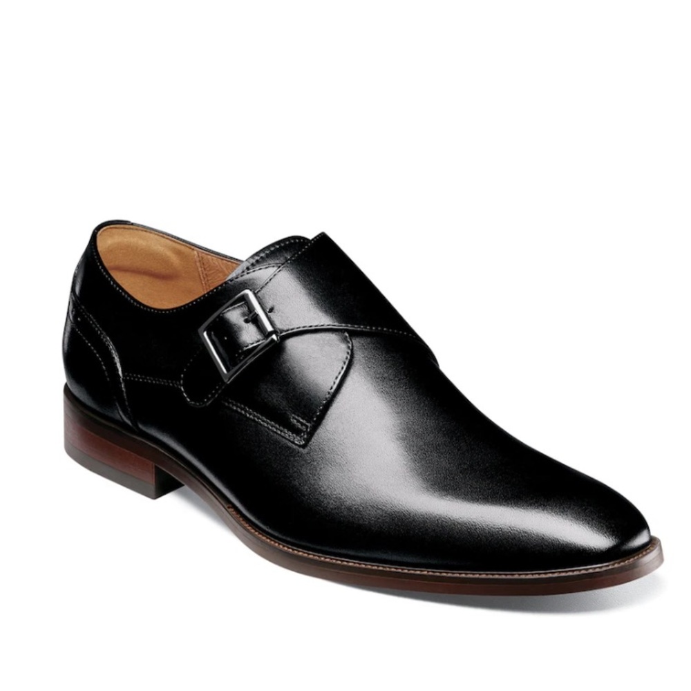 Men’s Dress Shoe Florsheim Sorrento Monk Strap Slip-On size 9 Euro 42